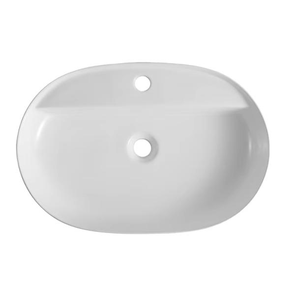 Popular Models Bathroom Art Basin Sinks New Arrival Chaozhou Rectangular White Wall Hung Ceramic Washing Basin