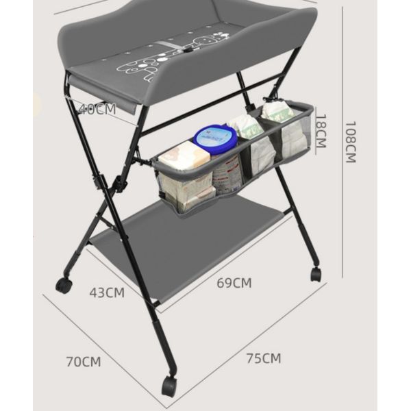 Multipurpose Portable Diaper Changing Station Baby Care Desk 75*65*95cm