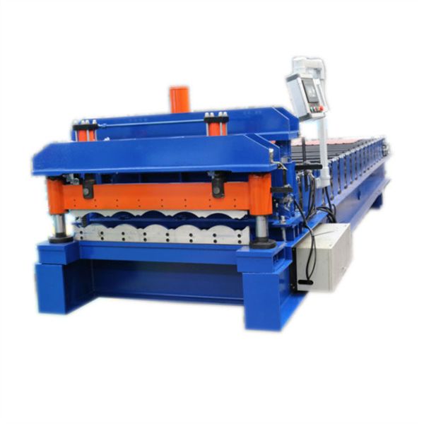 0.3-0.8 mm Color Coated Steel Metal Glazed Roof Tile Panel Making Roll Forming Machine