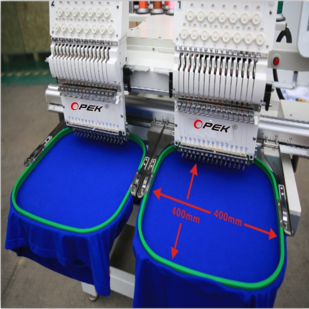 2 Heads Flat Computerized Embroidery Machine for Garment Durable and Long-lasting