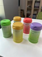 Oem Empty Nutrition Supplement Powder Tin Jar Packaging And For Dry Flower Vitamin Supplement Powder Bottle Storage