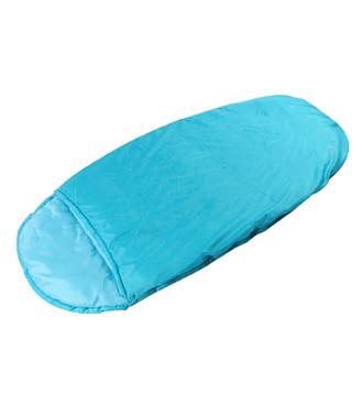 180x50cm Blue Light Cotton Zero Degree L Size Oval Sleeping Bag