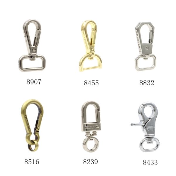 Custom Logo Gold Snap Hooks Corrosion Resistant Snap Hooks For Bags Handbag