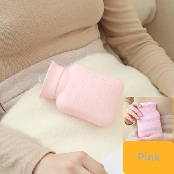 Прозрачная мягкая силиконовая бутылка с горячей водой для облегчения боли в пояснице спины шея плечи Theopy