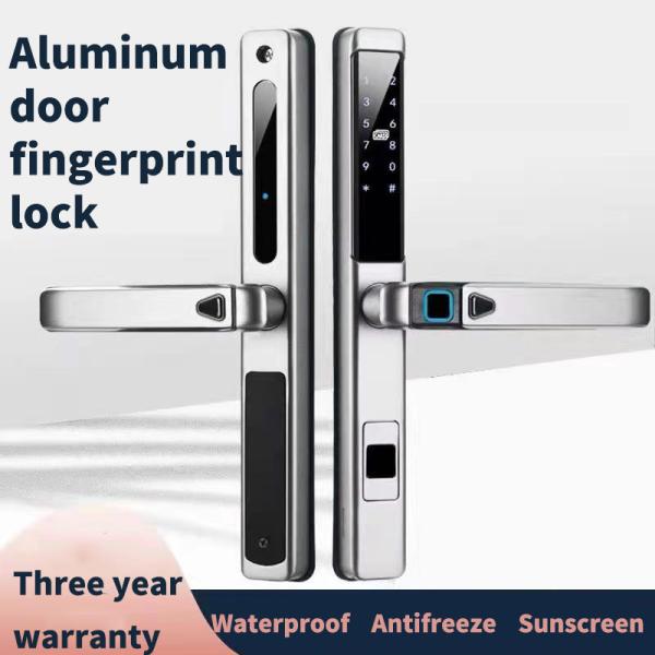 S616 IP65 Wi-Fi a prueba de agua y puertas con cerradura de huellas digitales inteligentes de aleación de aluminio