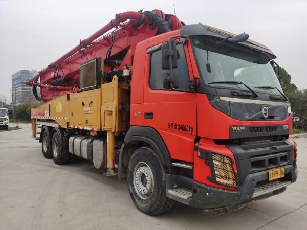 Sany 49 Meters Concrete Pump Truck Volvo Used Pump Trucks 2020