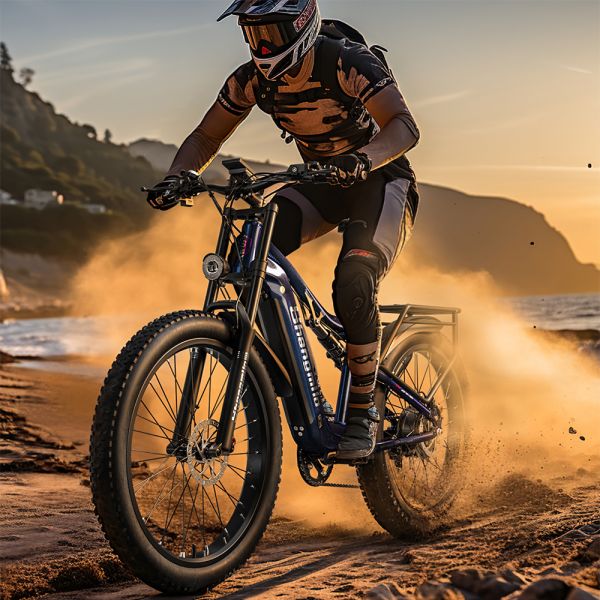 48V Voltage Electric Bicycles EU and US Warehouse 17.5A Battery Capacity Off-Road Design