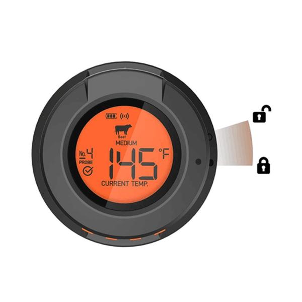 5in1 Remote Bluetooth BBQ Thermometer For Smoker Kitchen Cooking Grill