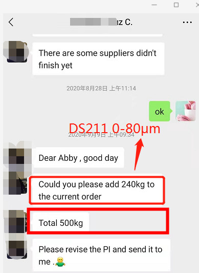 200 Microns Polyamide em pó resistência à lavagem forte 90 graus para tecido