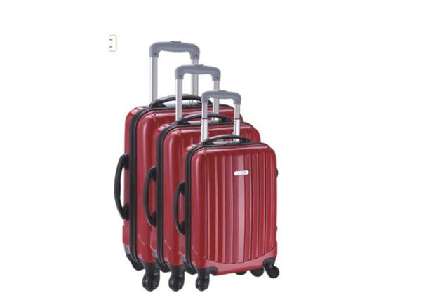 Rolling ABS PC Luggage Bag Carry On Lightweight Trolley Suitcase For International Travel