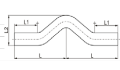 Pipe Bridge Type Stainless Steel Press Fittings Polishing Surface Easy To Install