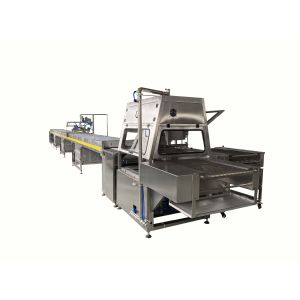 Industrial Freezing Tunnel Chocolate Enrober Machine Line Automatic 304