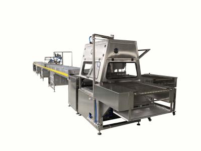 Industrial Freezing Tunnel Chocolate Enrober Line