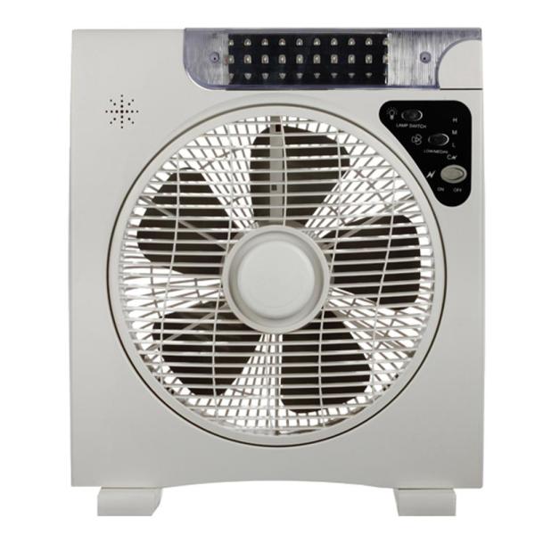 Energy Saving Wall Mounted Cooling Fan 12v DC  With 15W Solar Panel