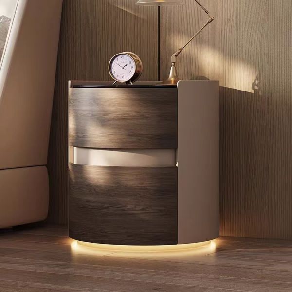 Modern Bedroom Smart Nightstand Beside Table 75*65cm