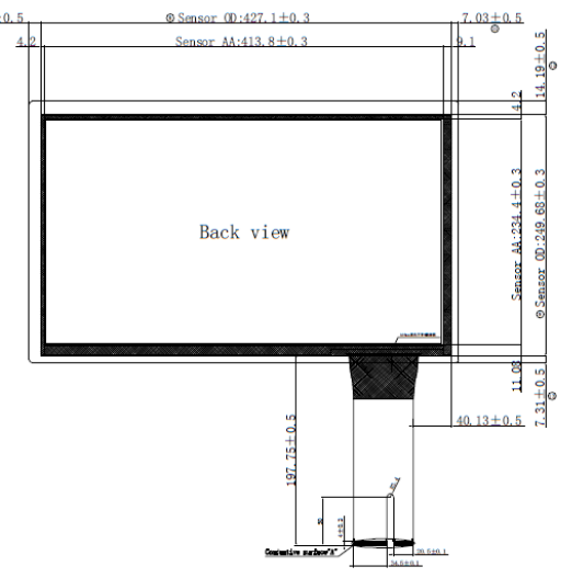 18.5 inch Industrial Touch Panel used for Waterproof Touch Screen Monitor