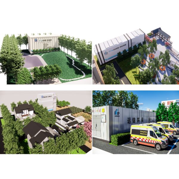 40m3/D Комплексное устройство для очистки сточных вод для очистки больничных сточных вод