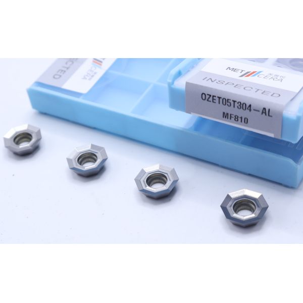 MF412 Grade Octagon Shape Carbide Insert OZET05T304-AL for Turning of Aluminium Stainless Steel