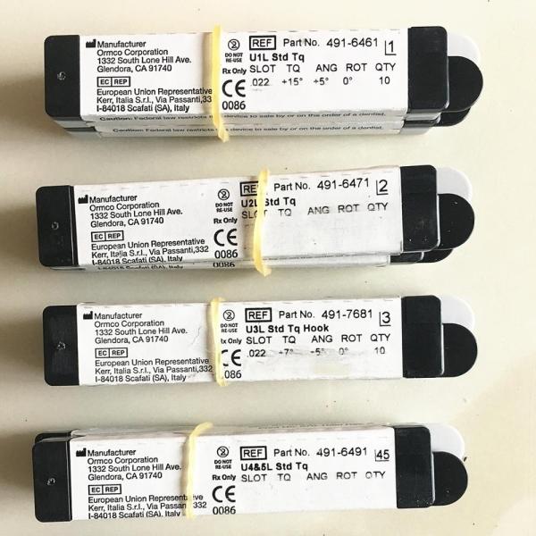 CCC certifié aux États-Unis Ormco Damon Q Clear Ceramic Roth 022 Brackets auto-ligants pour un traitement orthodontique confortable