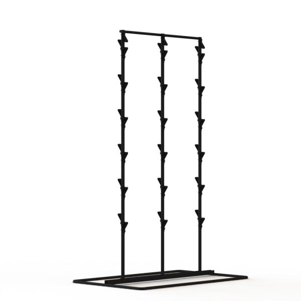 Batata Chip Clip Rack/alimento dobro do petisco de 3 tiras dos lados que pendura Chip Clip Display