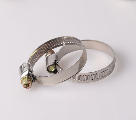 Настройка поддержки Стандартный размер нержавеющей стали Worm Gear шланговые зажимы для водопроводов