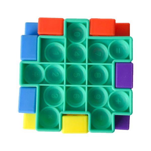 3D Children'S Educational Toy Poppit Infinity Cube Fidget Toy Customized Color