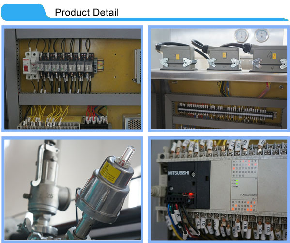 Стерилизатор пара автоклава системы PLC большой фармацевтический с горизонтальной раздвижной дверью