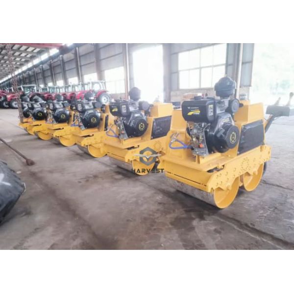800kg Vibratory Road Roller LTC08H Walking behind Double drum 5.9kw