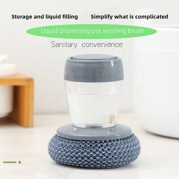 Cepillo automático inodoro portátil del lavaplatos con el dispensador del jabón