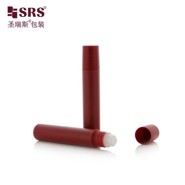 7ml Matte Frosted PP PCR Plastic Roll On Bottle For Essential Oils