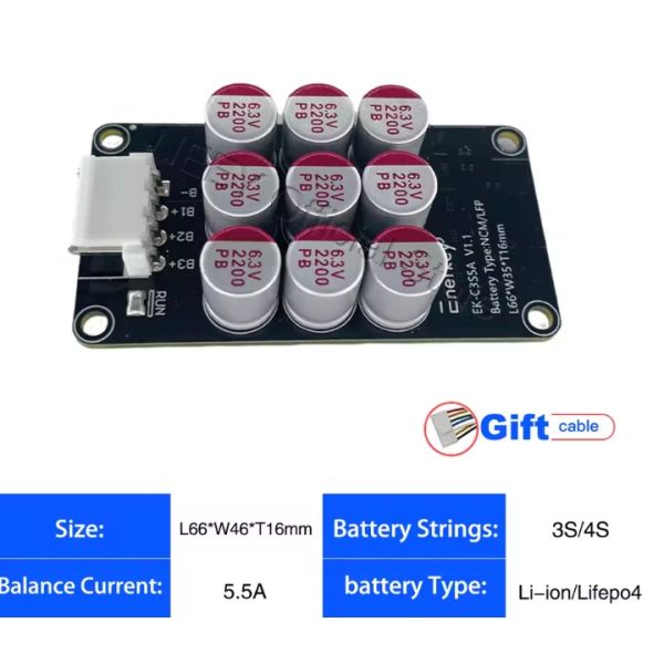Premium Smart BMS Balancer for 4s to 5s Energy Solutions