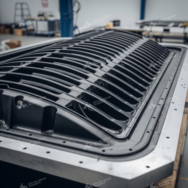 Molde de fibra de carbono para paneles de fuselaje de más de 10 m