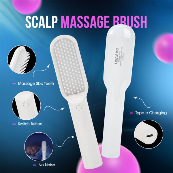 Rechargeable Red Light Hair Brush 660nm Red Light Therapy Hair Growth Comb