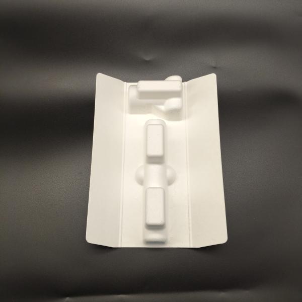 High-end Split-type Electric Razor Paper Pulp Molding Packaging Base - Eco-friendly Plant Fiber, Sugarcane Pulp, Dry-pressed, Drop-resistant & Shockproof