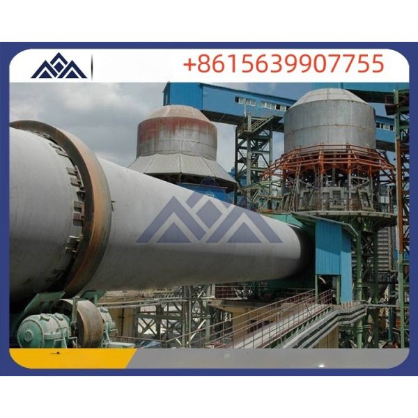 Fuego rotativo de acero inoxidable 150 kg/h - 200 kg/h Fuego refractario de cemento