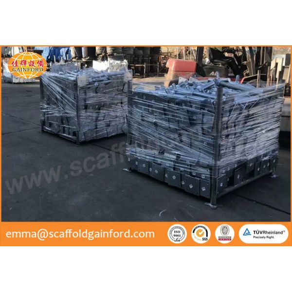 Adjustable galvanized painted scaffold base jack screw jack 600mm 780mmL for ring lock system