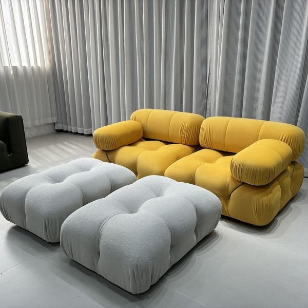 Modern Reclining Upholstered Eco-Friendly Vacuum Packing Fabric 35D Sponge Modular Sectional Sofa Set for Living Room