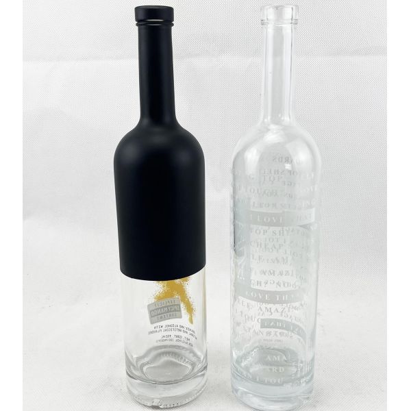 200мл 375мл 500мл 750мл 1000мл Стеклянная бутылка с винным винным напитком с индивидуальным логотипом