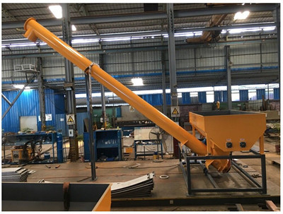45 Degree Bulk Handling Auger Cement Screw Conveyor