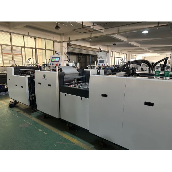 A2/A1 Book Cover Carton PreCoating Film Laminator with UV Curing