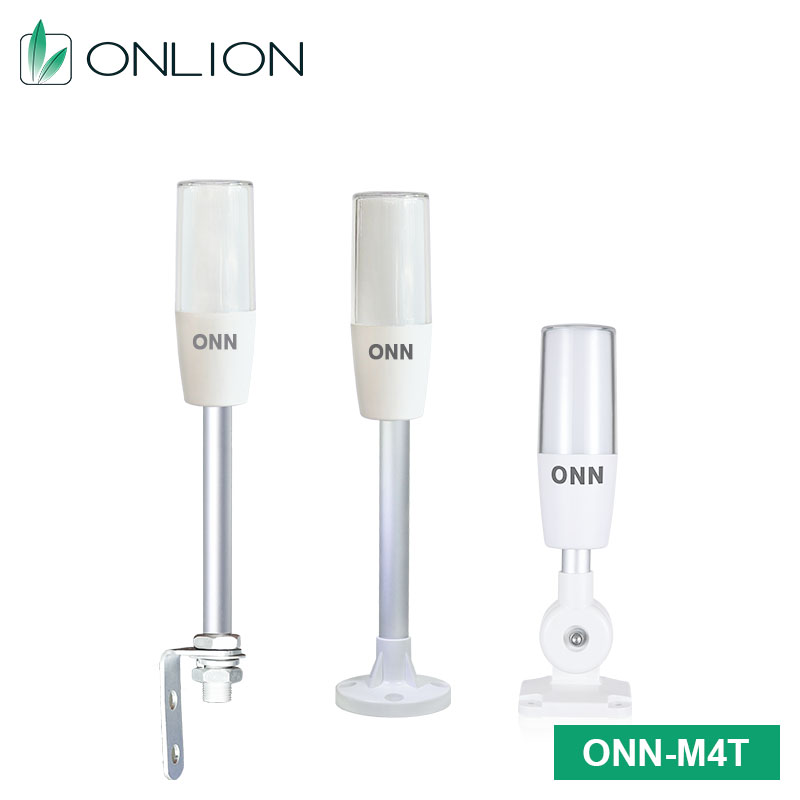 ONN M4S-H LED Warning Light RYG Steady Flash Beacon Light Aluminum+Acrylic For CNC Machine