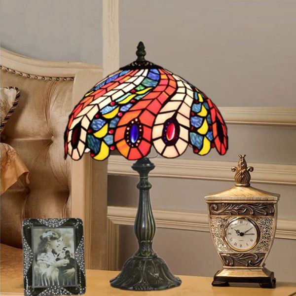 Table Lamp E27 European Retro Creative Bedside Light lamp on the table(WH-TTB-65)