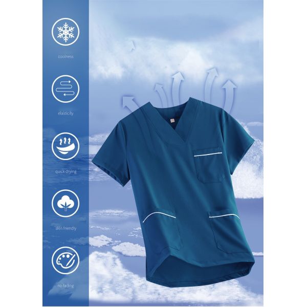 Настройка логотипа из тканевой ткани Медицинская форма для больничного персонала в высокой моде