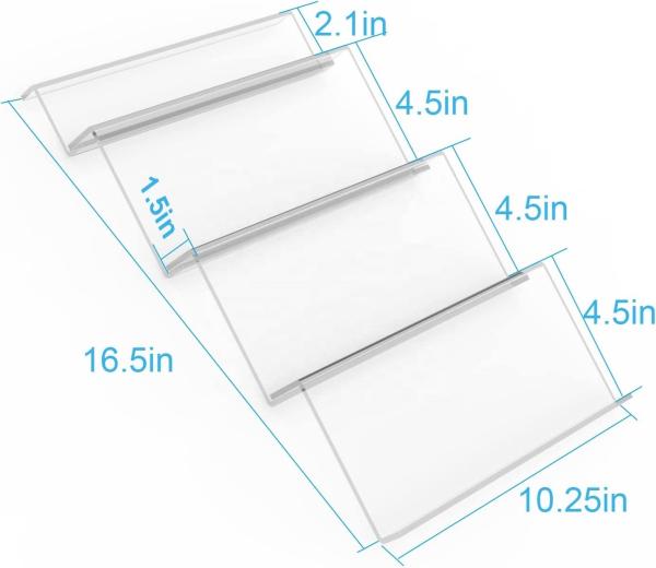 Expandable Drawer Cabinet Shelf Spice Rack Organizer Caddy Acrylic Condiment Seasoning Tray