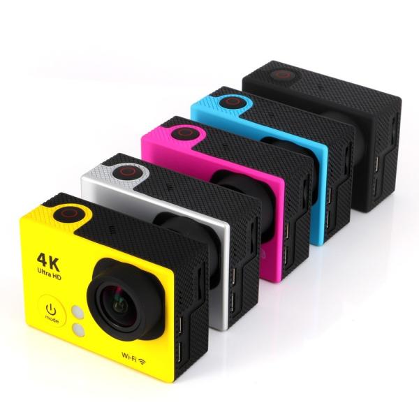 2016 Latest 2.0 Inch Sunplus SPCA6350 HD 170 Degre Wide Angle 30M Waterproof H2R 4K Camera