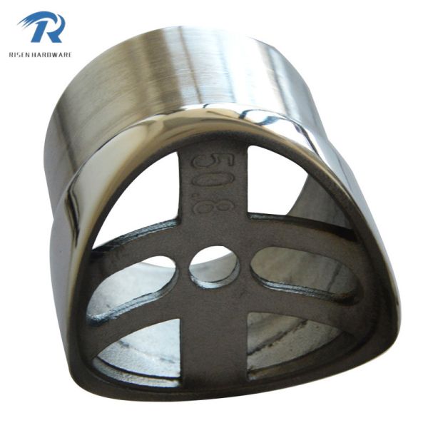 stainless steel handrail fitting HFRS008, material stainless steel, finishing satin