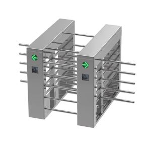 U Shape Waist Height Turnstile Face Recognition Temperature Control DC24V