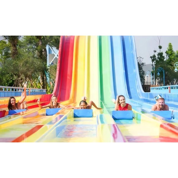 Racing Water Park Water Slide 7-18M Height