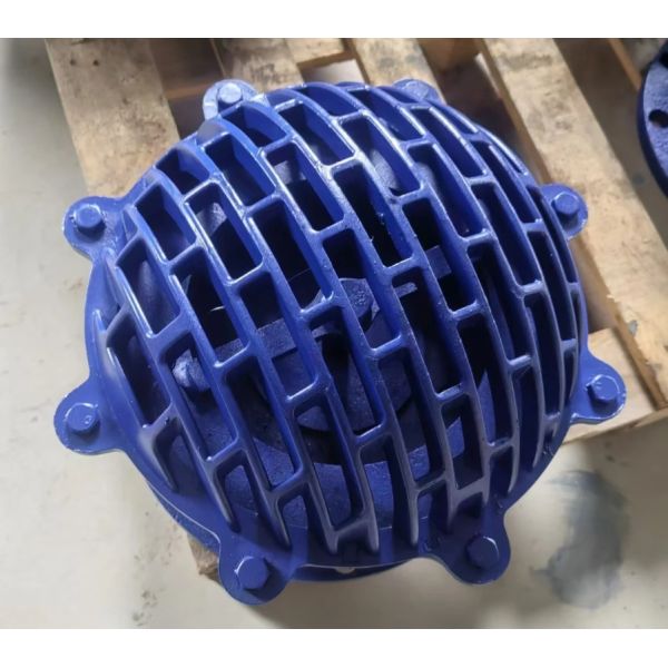 flange standard bs4504 body material GGG50 ductile iron flanged foot valve supplier