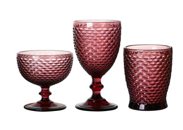 Thickened Bottom Lead Free Crystal Ice Cream Cups , FDA Individual Ice Cream Cups